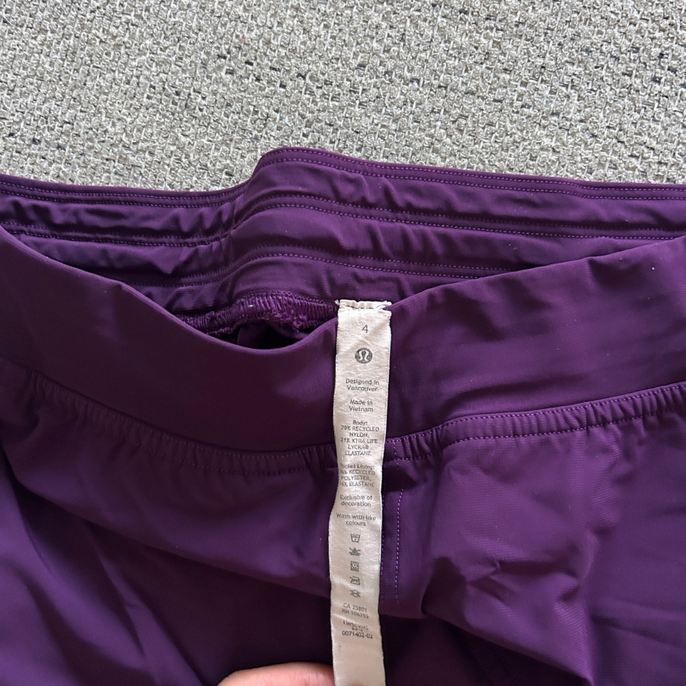 Lululemon Athletica Deep Purple Pants - Picture 2 of 4